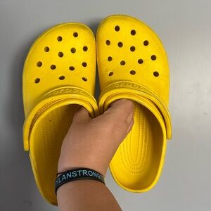 Crocs Classic Yellow Clogs